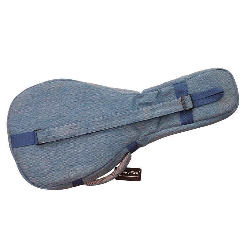 [AUSTRALIA] - MUSIC FIRST Original Design 15mm Thick Padded Vintage & Retro Jeans Cloth/Denim A & F Style (Standard) Mandolin Gig Bag (Soft Case) Soft Mandolin Case Fits for Most of A Mandolin 