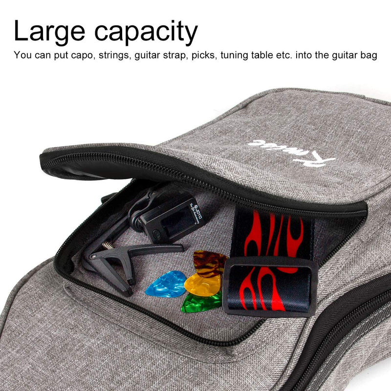 [AUSTRALIA] - Kmise Soprano Ukulele Gig Bag 21 inch Soft Carring Case Double Strap With 3 Picks 