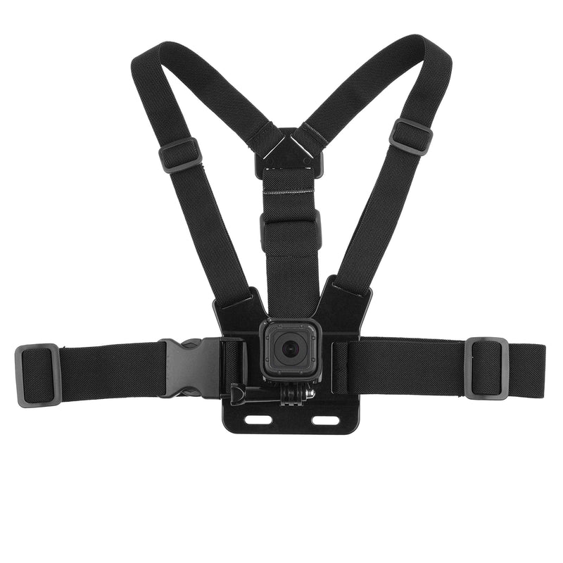 CamKix Chest Mount Harness Compatible with Hero 8 Black, 7, 6, 5, Black, Session, Hero 4, Session, Black, Silver, Hero+ LCD, 3+, 3, 2, 1, DJI Osmo Action – Fully Adjustable Chest Strap