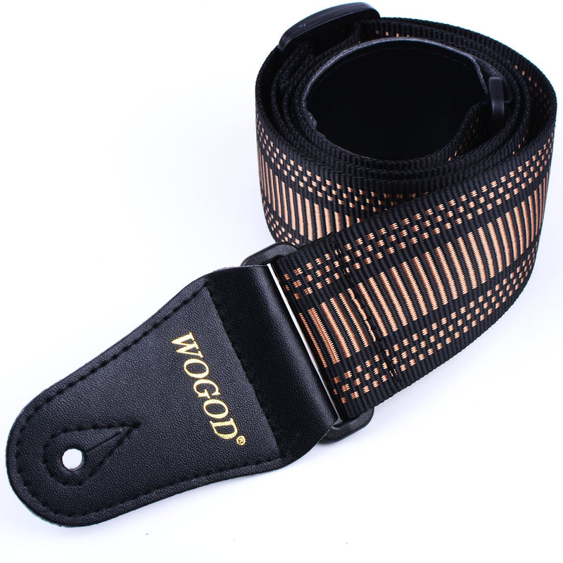 Guitar Strap Bass Electric Guitar Straps Nylon Guitar Shoulder Strap (Guitar Strap-Coffee) Guitar Strap-Coffee