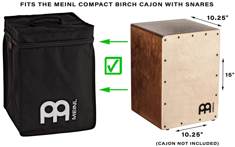 Compact Jam Cajon Box Drum Bag with Heavy Duty Nylon and Durable Carrying Grip