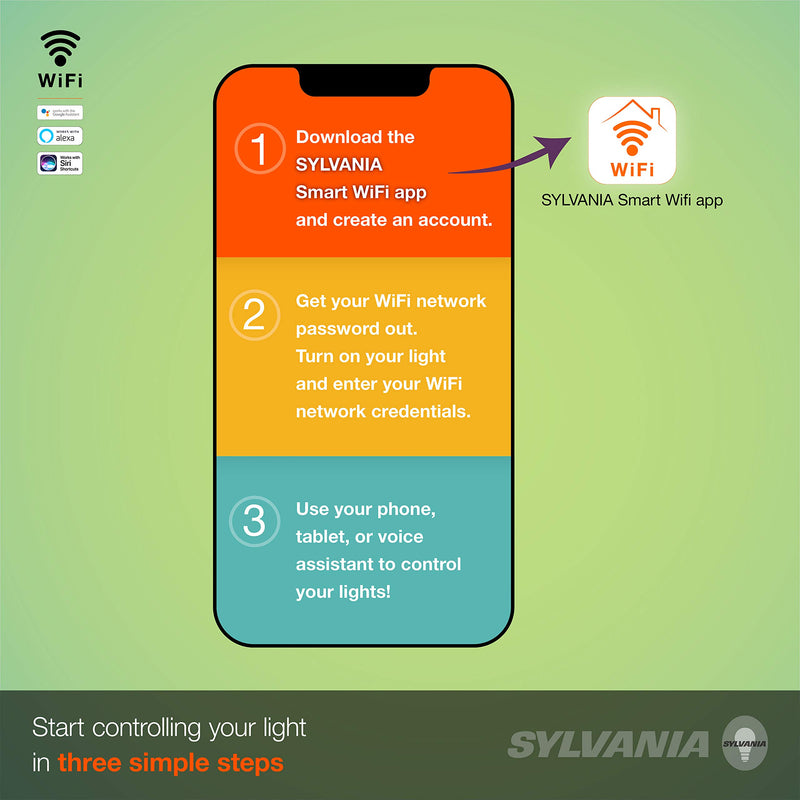 Sylvania Smart+ Wi-Fi LED Indoor Flex Strip 6.5 ft Expansion Kit (75705)