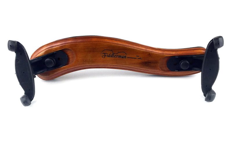 Fiddlerman Wood Violin Shoulder Rest for 4/4 and 3/4 with Collapsible and Height Adjustable Feet