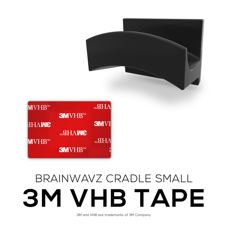 Brainwavz Cradle Small, 2PK, Headphone Hanger, Universal Stand Compatible with Narrow Headbands Like Bose QC2, QC15, QC25,Beats Solo,Sony,Sennheiser,Audio-Technica,Gaming Headsets & Other Headphones
