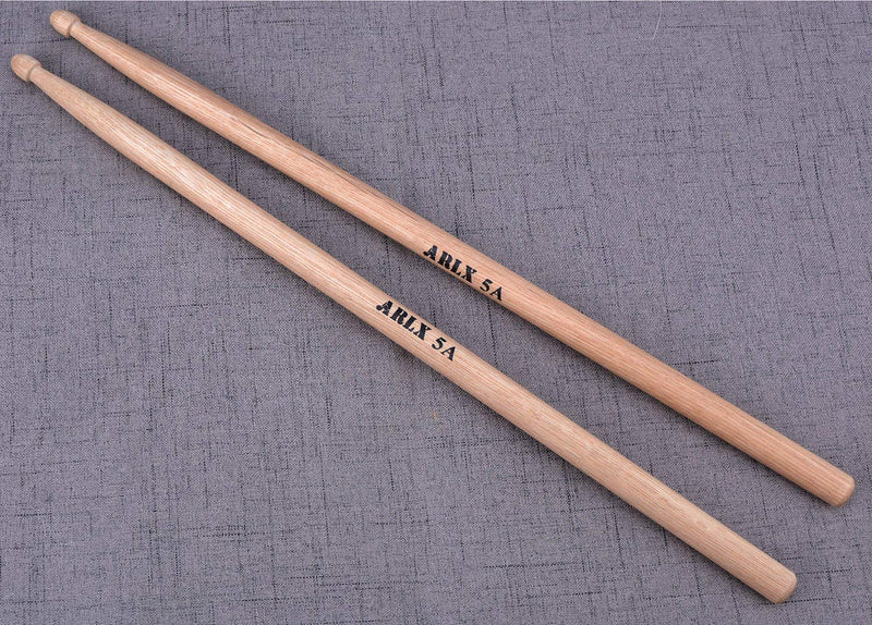 Drum Sticks 5A Wood Tip Drumstick (2 Pair Oak)