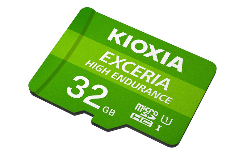 Kioxia 32GB microSD Exceria High Endurance Flash Memory Card U1 V30 C10 A1 Read 100MB/s Write 30MB/s LMHE1G032GG2
