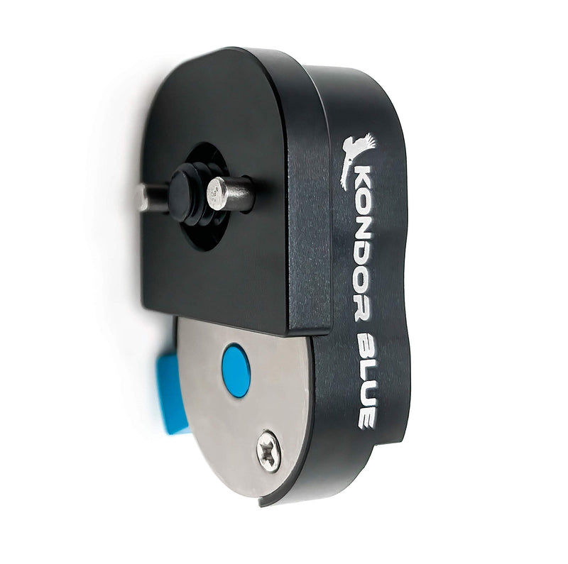 [AUSTRALIA] - KONDOR BLUE Mini Quick Release Plate for Camera Tripod, Gimbal, Video Monitor, Magic Arm, Flash Bracket, Stabilizer | Arri 3/8" Mount and 1/4" Threads (ARRI Pin | AntiTwist Plate) ARRI Pin | AntiTwist Plate 