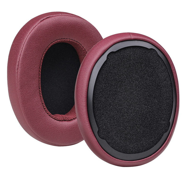 [AUSTRALIA] - MOLGRIA Ear Pads Cushion, Replacement Protein Leather Earpads for Skullcandy Crusher Wireless Crusher Evo ANC HESH 3.0 Over-Ear Headphones(Deep Red) Deep Red 