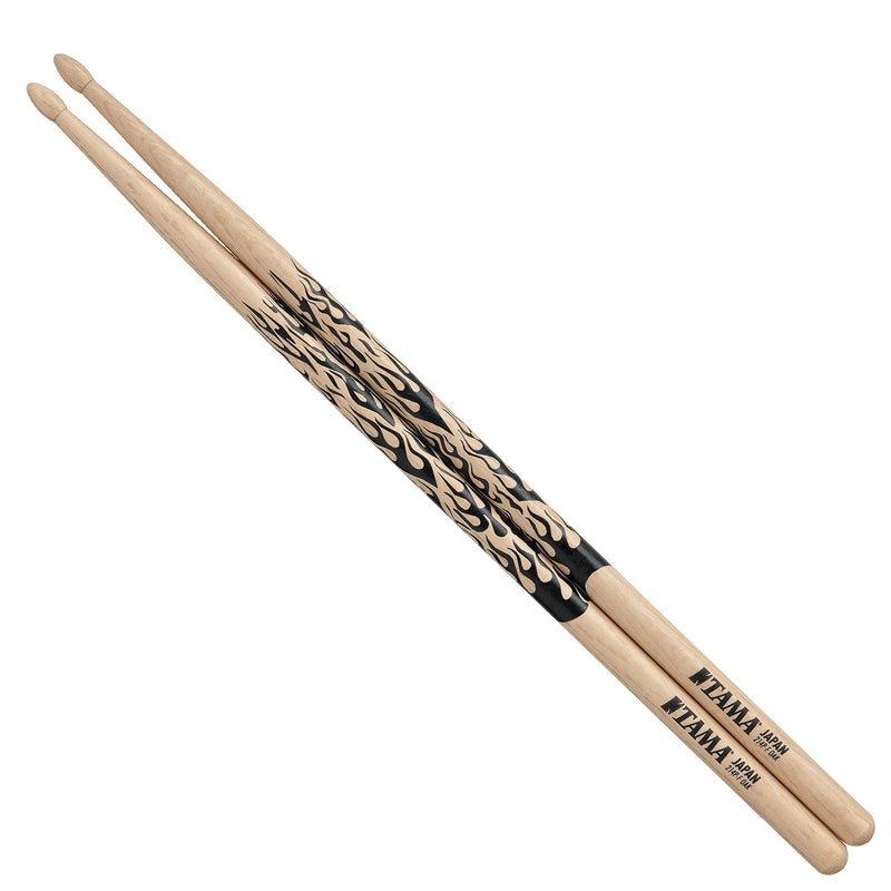TAMA 5AF Rhythmic Fire Japanese Oak 5A Drum Stick Natural/Black