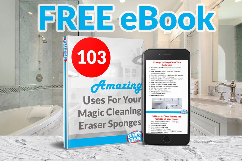 (40 Pack) Extra Large Eraser Sponge - Extra Thick, Long Lasting, Premium Melamine Sponges in Bulk - Multi Surface Power Scrubber Foam Cleaning Pads - Bathtub, Floor, Baseboard, Bathroom, Wall Cleaner 40