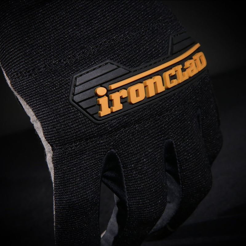 Ironclad General Utility Work Gloves GUG, All-Purpose, Performance Fit, Durable, Machine Washable, (1 Pair), Extra Small - GUG-01-XS , Black