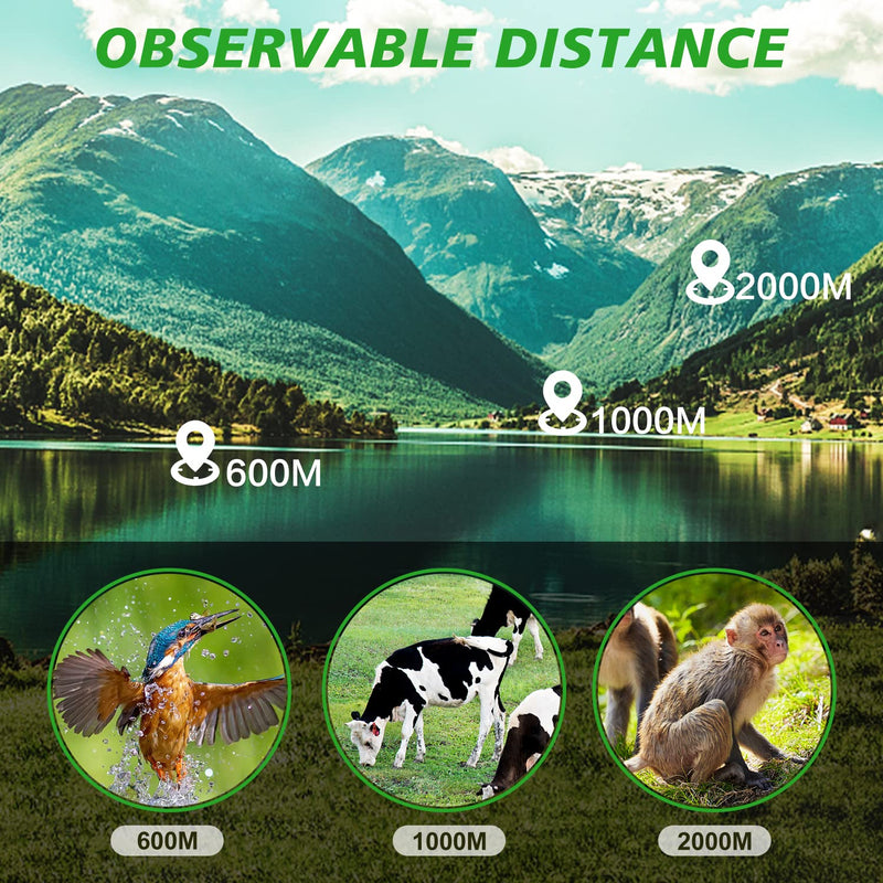 16X52 HD Monocular Telescope, 2023 High Power Compact Monoculars for Adults Kids, HD Monocular Scope for Bird Watching Hiking Concert Travelling
