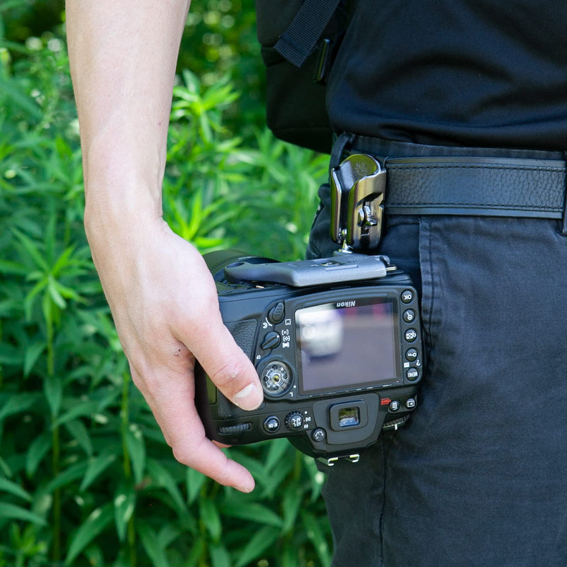 Spider Holster - DSLR Camera Plate v2 - Compatible with All Spider Camera Holsters - For use with Canon, Sony, Nikon, Fujifilm DSLR Cameras DSLR Plate v2