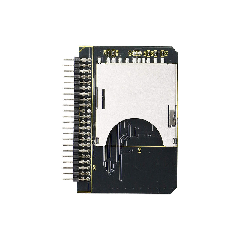 SD Card to 2.5 Inch IDE Adapter，SD SDHC SDXC MMC Memory Card to IDE 2.5" 44 Pin Male Adapter Converter