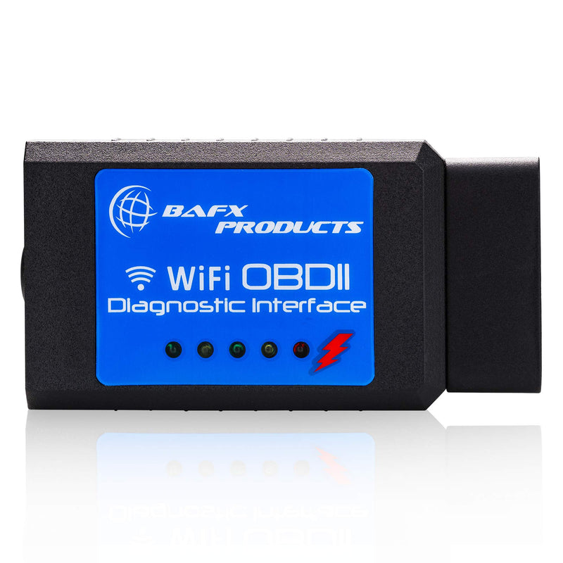 BAFX Products Wireless WiFi (OBDII) OBD2 Scanner & Reader - for iOS / iPhone & Android Devices