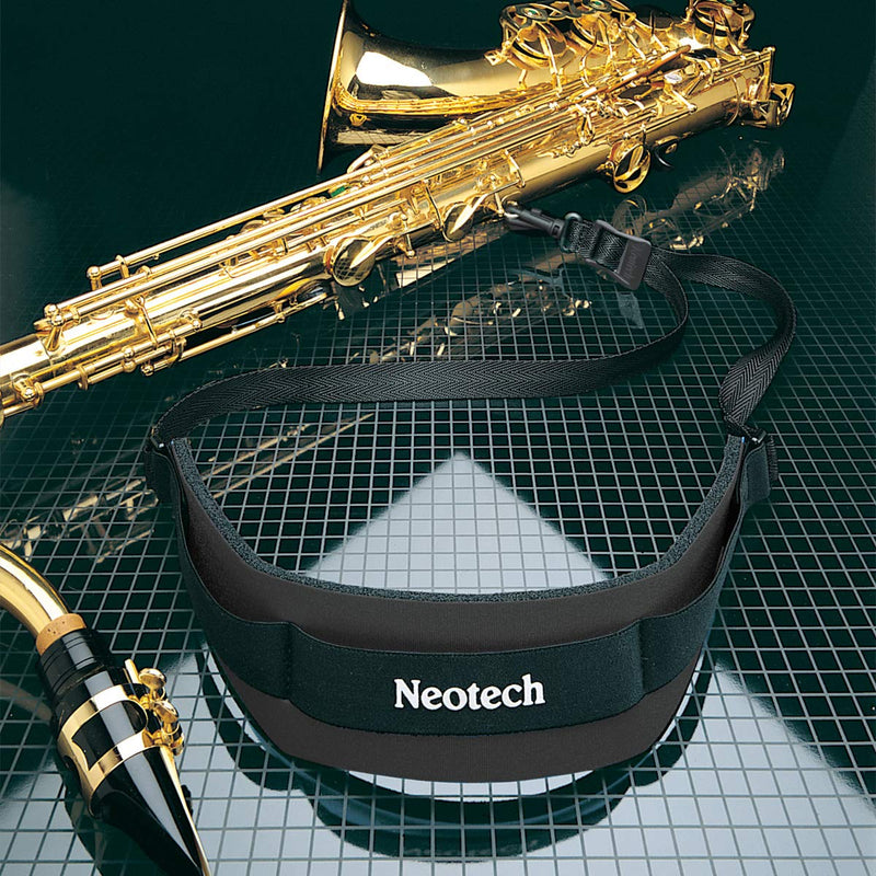 Neotech Saxophone Strap Regular Swivel hook, Black (1901162) 1