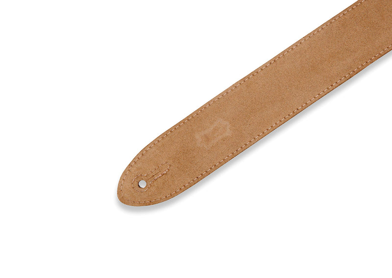 Levy's Leathers Distressed Garment Leather Guitar Strap; Brown (M12BOG-BRN) Brown - Distressed