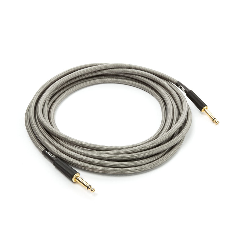 MXR DCIW18 Cable - 18ft - 5.5m - Woven Silver Instrument Cable