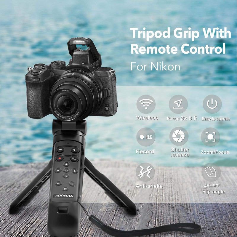 Wireless Shooting Grip and Tripod Camera Remote Contral Shutter Release for Nikon COOLPIX B600, A1000, P1000, Z50, P950