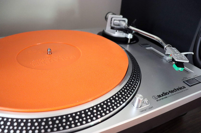 Isolate IT 3 mm Orange Sorbothane Turntable Mat for DJs and Audio Professionals 3mm