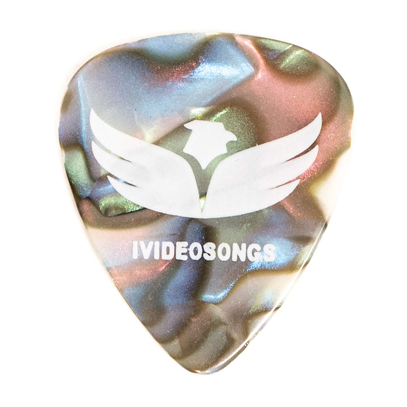 iVideosongs Guitar Picks Sampler, 12 Pack + 150 Online Guitar Lessons • Variety Pack of 12"Pickatudes" Celluloid & Delrin Guitar Picks Pickatudes (12 Pack)