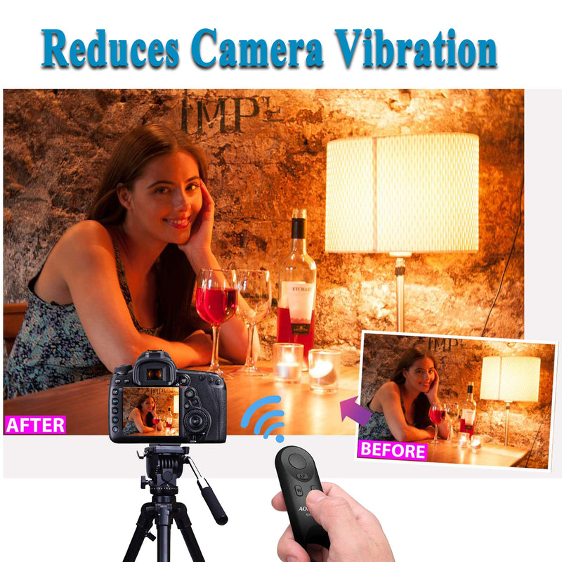 [AUSTRALIA] - AODELAN Wireless Shutter Release for Canon EOS M50,M6 Mark II,6D Mark II,T7i,77D,SL2,SL3(EOS 250D),90D,200D,EOS R,800D,Replace Canon BR-E1 Remote Control 