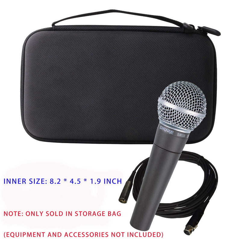 JINMEI Hard EVA Carrying Case Compatible with Shure SM58-CN/PGA58 Cardioid Dynamic Vocal Microphone.