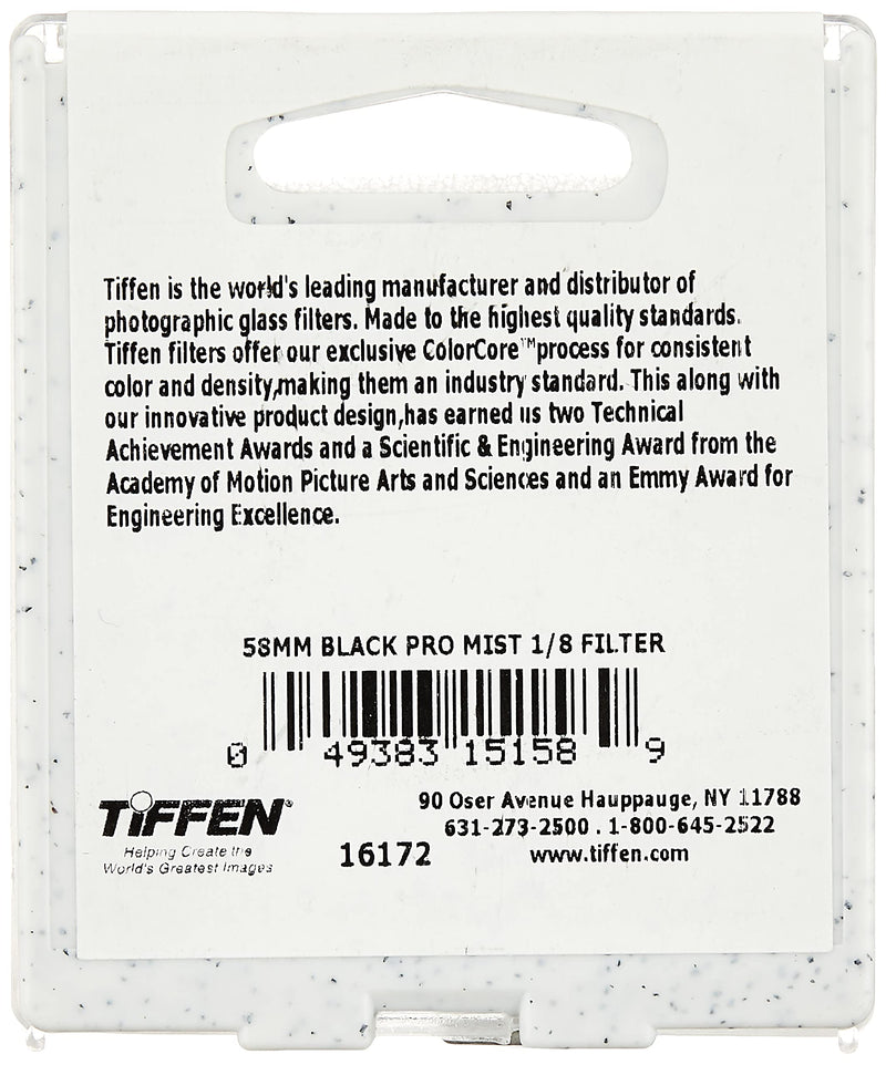 Tiffen 58BPM18 58mm Black Pro-Mist 1/8 Filter