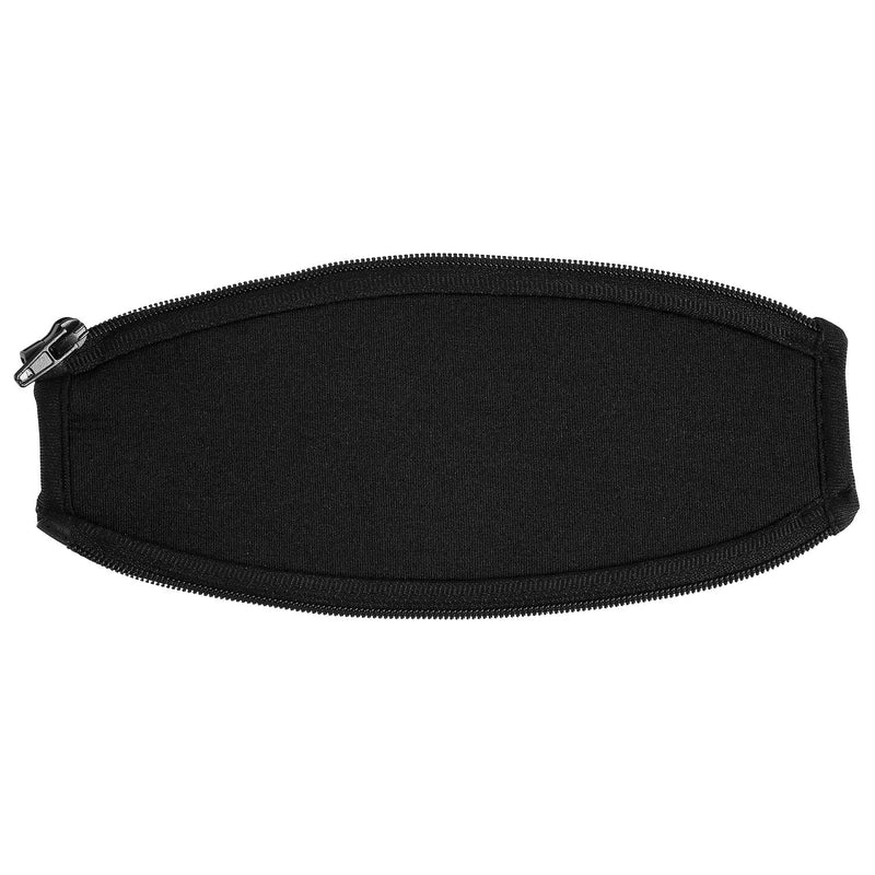 [AUSTRALIA] - QC15 QC2 Headband Cover, JARMOR Replacement Head Band Protector with Zipper [ Easy Installation ] for Bose QuietComfort 15, QuietComfort 2 Headphones (Black) Black 