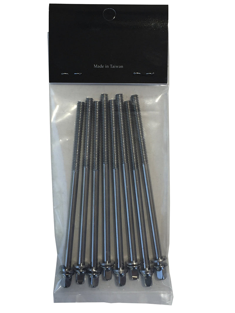 ROSS Percussion 7/32 110mm Tension Rods for Bass Drum - 8 Pack