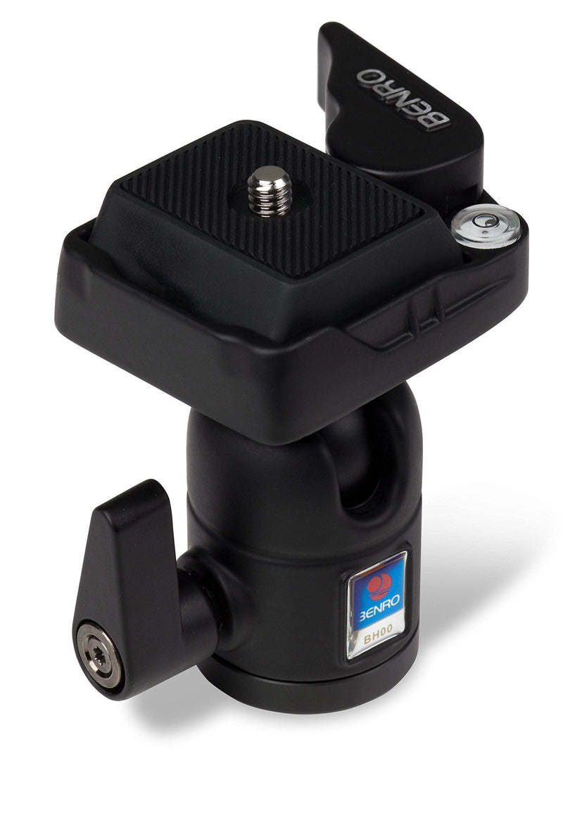 Benro Single Action Ballhead with PH07 Plate, 11 lb. Capacity- Black (BH00)