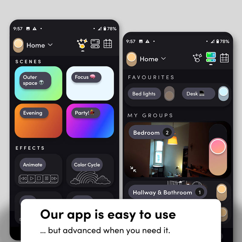 LIFX Color A19 800 lumens, Billions of Colors and Whites, Wi-Fi Smart LED Light Bulb, No bridge required, Works with Alexa, Hey Google, HomeKit and Siri. 1 Pack Multi