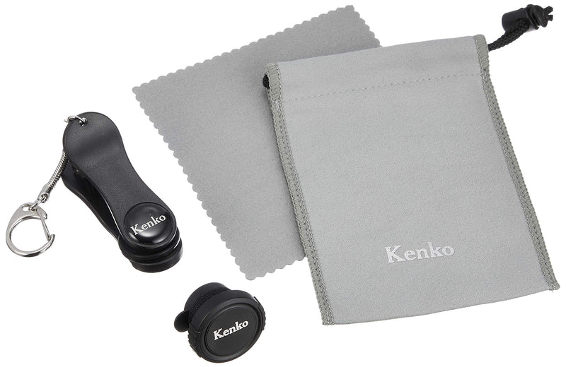 Kenko REAL PRO Multi-Coated Glass REAL PRO 180 Degree Fisheye Clip Lens for Mobile Devices, Black (KRP-180FY)