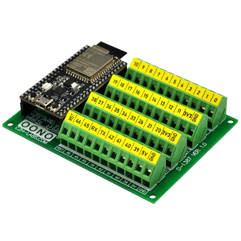 Screw Terminal Block Breakout Module Board for ESP32-S2-Saola-1