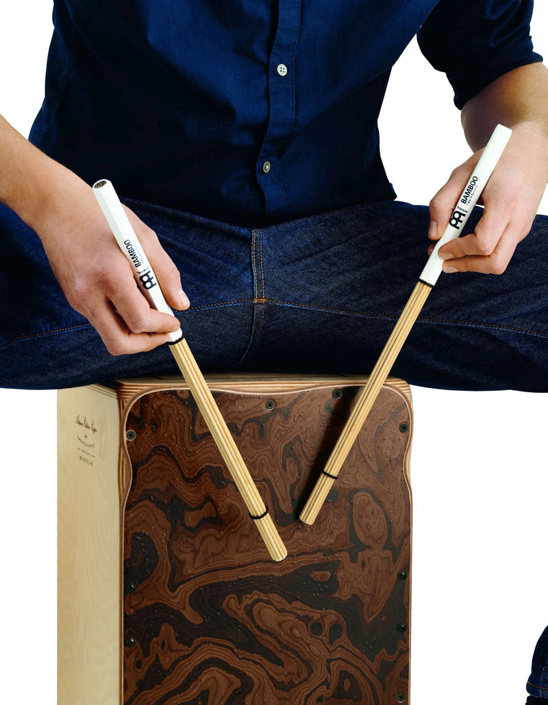 Meinl Percussion Bamboo Multi-Stick with Extra Wrap for Dynamic Control - MADE IN GERMANY - for Cajon and Drumset Players, 2-YEAR WARRANTY (BMS2) Standard Multi-Rod Bundle Sticks (old version)