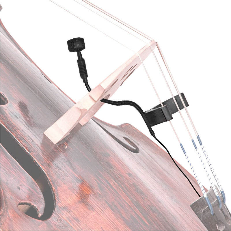HEIMU Clip On Instrument Condenser Microphone + Universal Clip (for Cello) for Cello