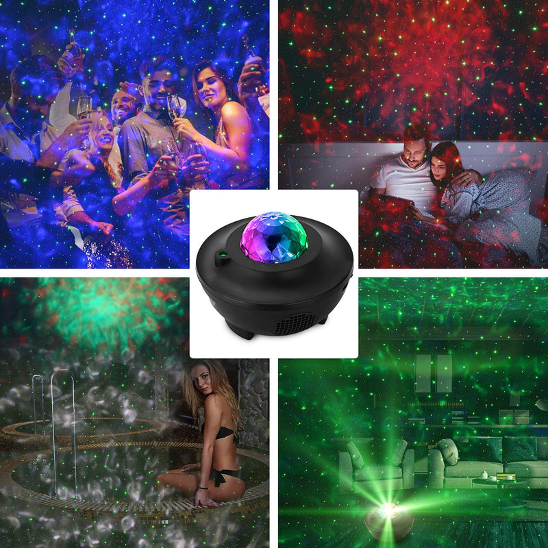 [AUSTRALIA] - SEATANK Star Projector Galaxy Projector 3 in 1 Projector Night Light with Bluetooth remote control Hi-Fi Speaker for Kid's Bedroom/Game Rooms/Home Theatre/Party Birthday Gifts. 
