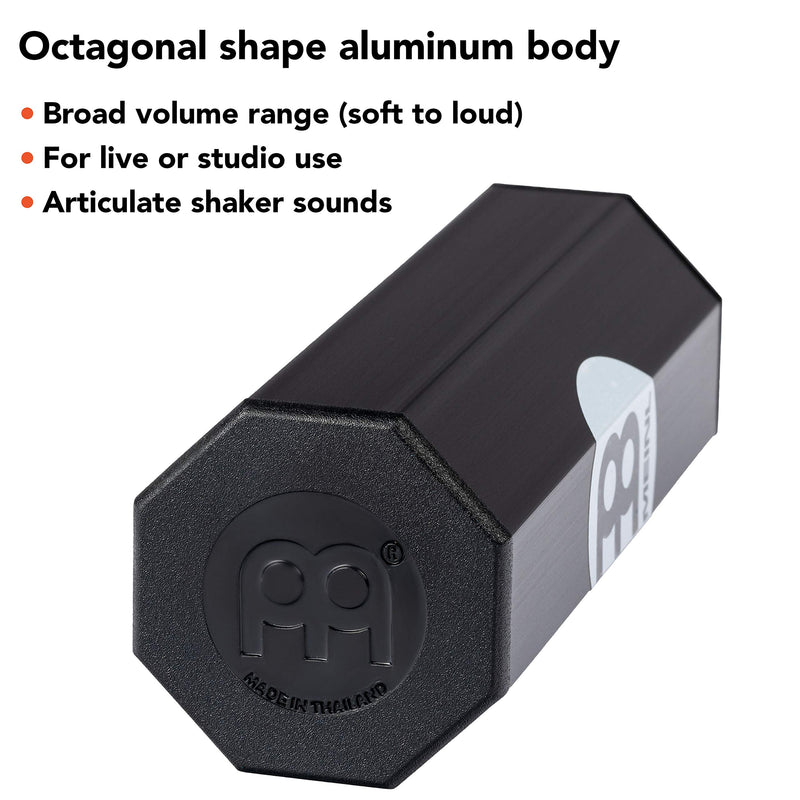 [AUSTRALIA] - Meinl Percussion SH8BK Aluminum Octagonal Shaker, Small, Black 