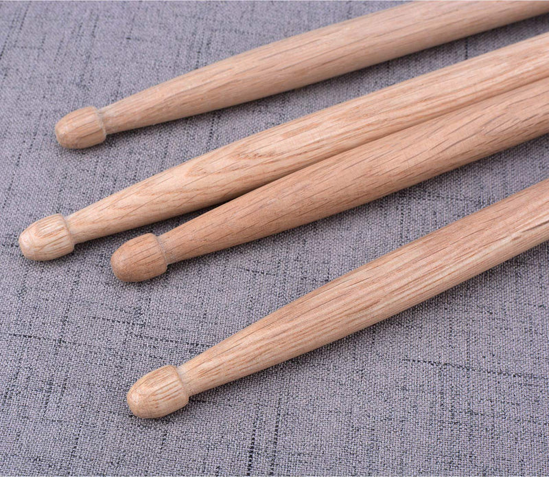 Drum Sticks 5A Wood Tip Drumstick (2 Pair Oak)