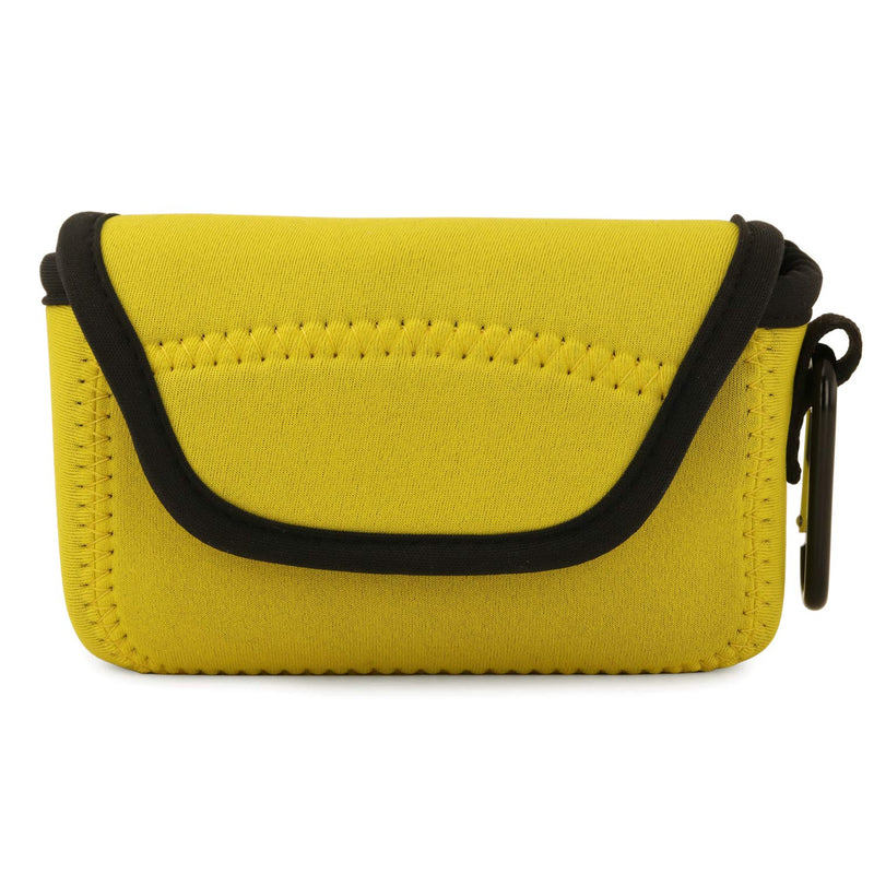 MegaGear MG1832 Ultra Light Neoprene Camera Case Compatible with Sony Cyber-Shot DSC-RX100 VII, Olympus Tough TG-6, TG-5, Sony Cyber-Shot DSC-RX100 VI, DSC-RX100 V - Yellow