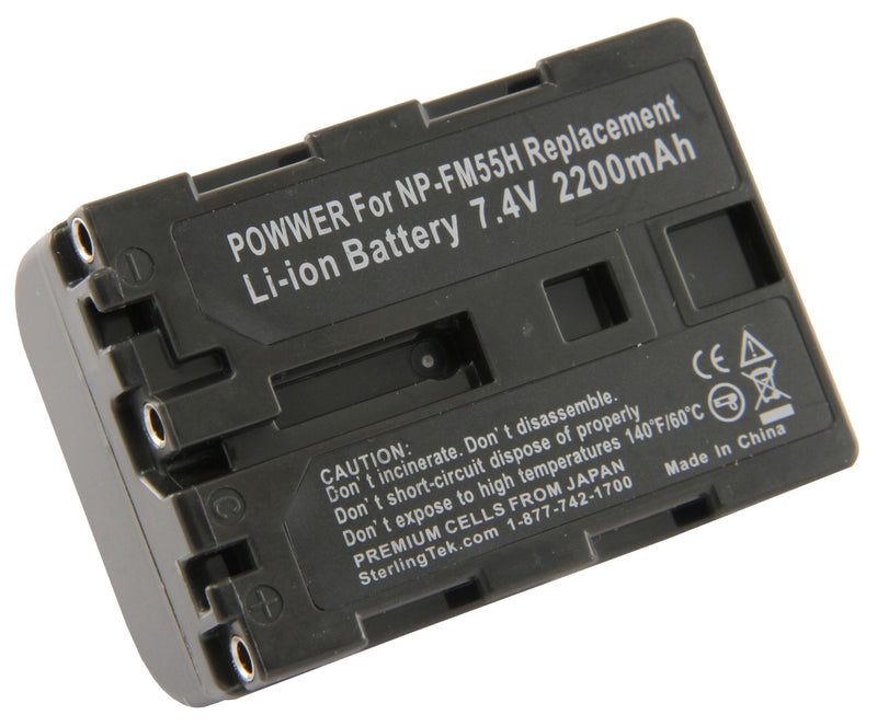 STK Sony NP-FM50 NP-FM55H Battery for Sony HDR-HC1, DCR-TRV280, DCR-TRV350, CCD-TRV138, DCR-TRV250, DCR-TRV19, DCR-TRV22, DCR-TRV27, DCR-TRV33, DCR-TRV460, DCR-TRV140, DCR-TRV17, GV-D1000, Sony BC-TRM