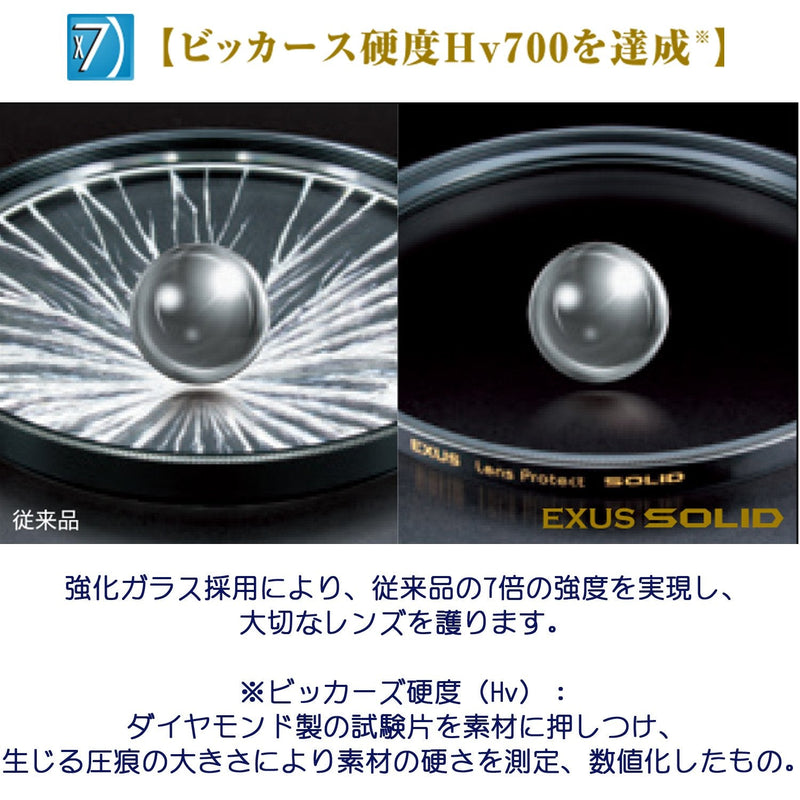 Marumi EXUS SOLID 58mm Lens Protect Filter Anti-Static Hard Coated 58 Made in Japan"7 X Stronger"