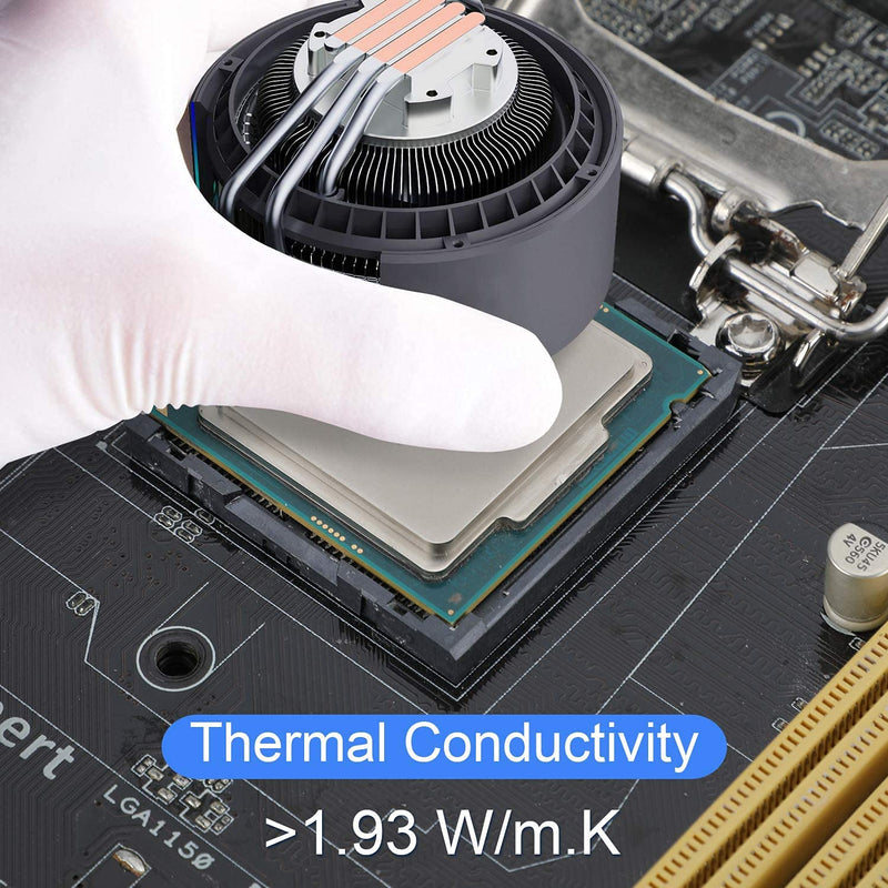 HY-510-100g Thermal Conductivity: >1.93W/m-k Thermal Paste, Carbon Based High Performance, Heatsink Paste, Thermal Compound CPU for All Coolers, Thermal Interface Material - 100g