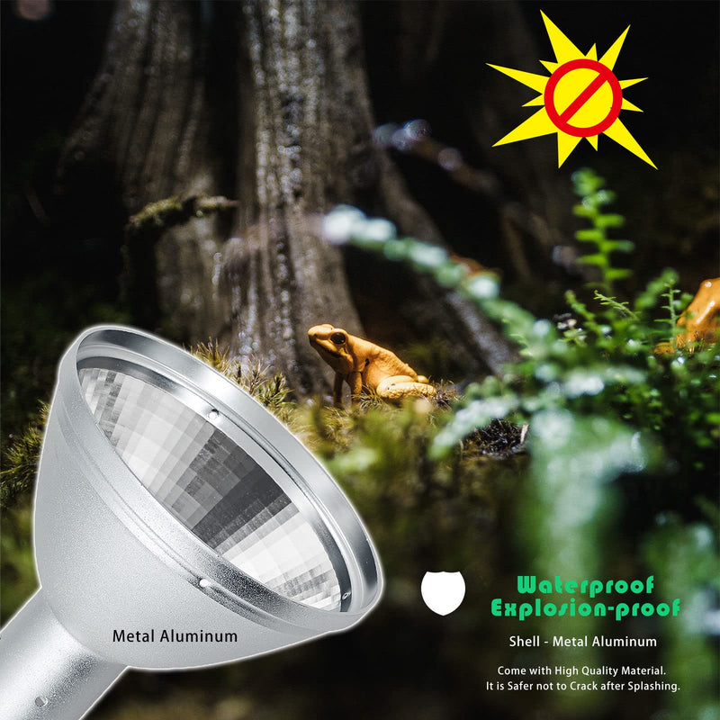 [AUSTRALIA] - Deep Heat Projector Reptile Heat Lamp (50W), Heater for Bearded Dragon & Leopard Gecko, Basking Light for Amphibian Pet 50.0 Watts 