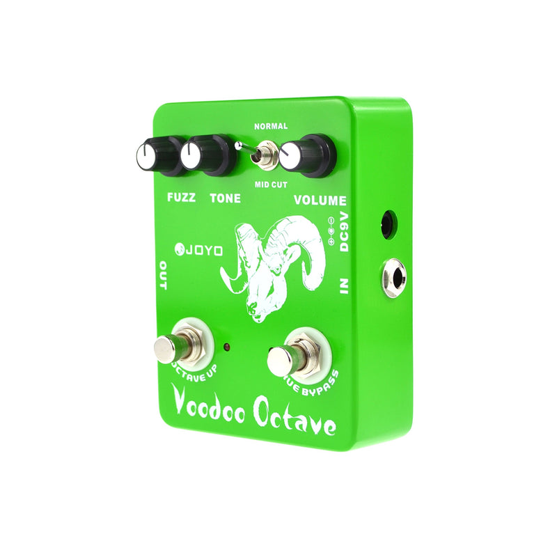 [AUSTRALIA] - JOYO JF-12 Voodoo Octave Fuzz & Octave Effect Pedal added"Mid-cut" Switch for Electric Guitar Germanium Fuzz 60's Rock Effect True Bypass 