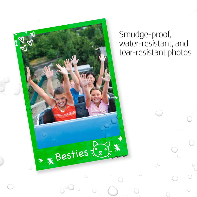 HP Sprocket 2x3" Premium Zink Sticky Back Photo Paper (100 Sheets) Compatible with HP Sprocket Photo Printers, Original Version. 100 Pack