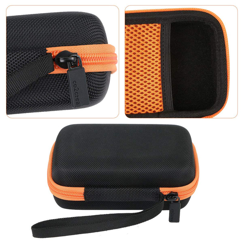 [AUSTRALIA] - co2crea Hard Carrying Case for Korg Monotron Delay Duo Analog Ribbon Synthesizer (Black Case + Orange Zipper) Black Case + Orange Zipper 