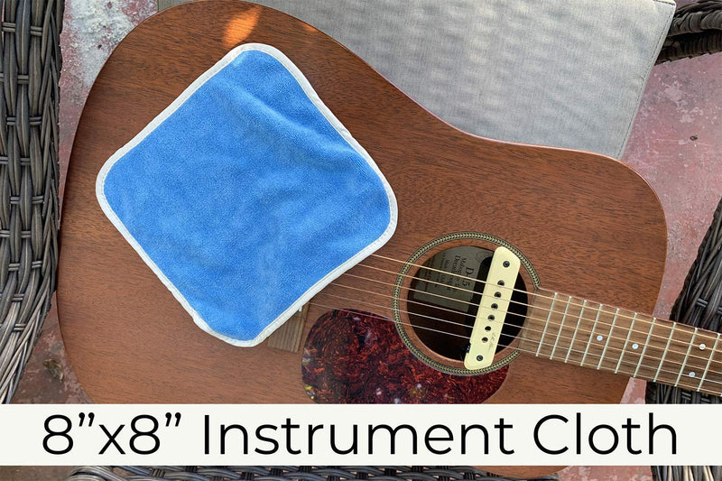 Cloth Genius Super Soft Microfiber Guitar and Instrument Cloth (3 pack) (Small (8"x8")) Small (8"x8")