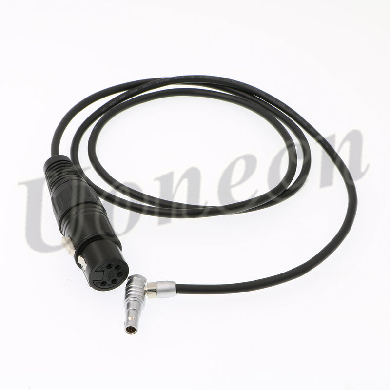 Uonecn ARRI Alexa Mini Camera Audio Cable XLR 5 pins Female to Right Angle 5 pin Male Plugs Alexa Reach Mini Audio Cable