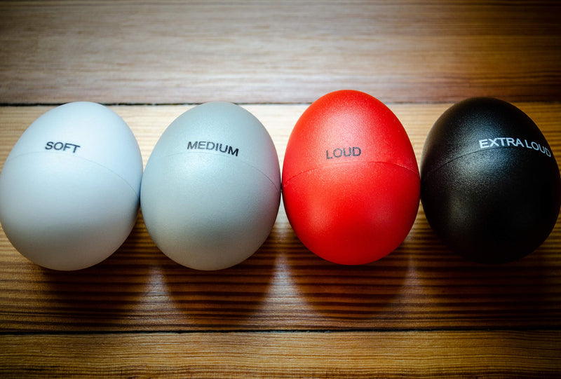 [AUSTRALIA] - Meinl Set Egg Shaker Pack (4 Pieces) for All Musicians with Soft to Extra Loud Volume Levels — NOT Made in China — Durable All-Weather Synthetic Shells, 2-Year Warranty (ES 